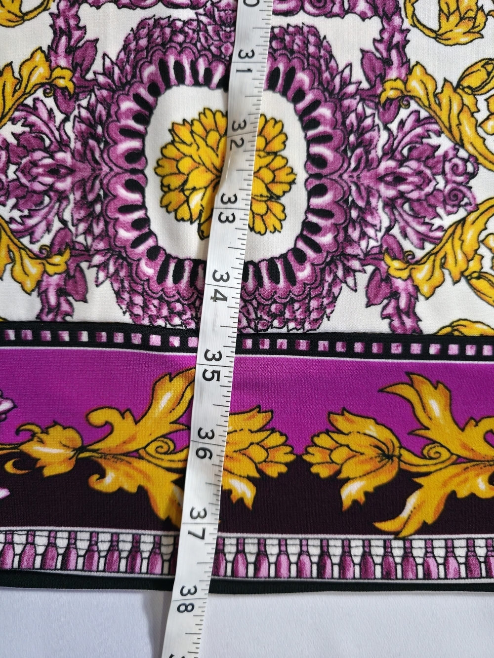 Laundry By Design XL Luxury Baroque Print Dress Stretch Elegant NWT - Picture 10 of 11